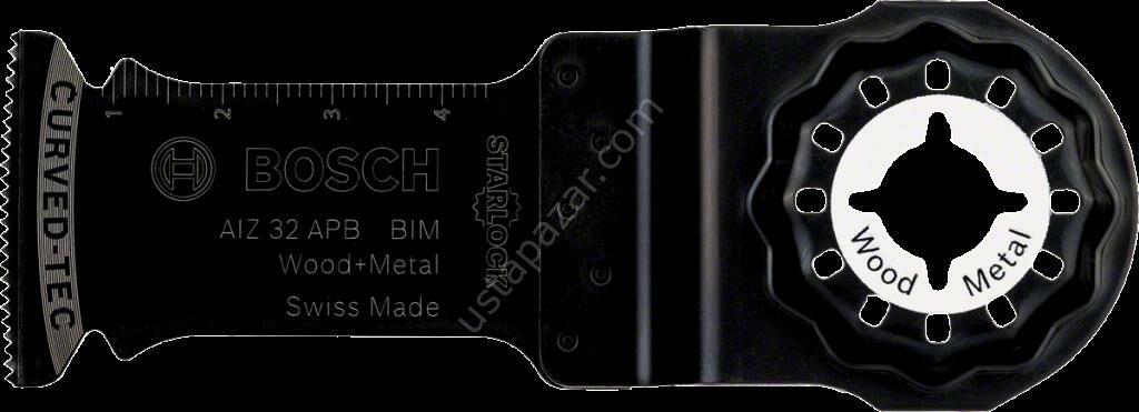 Bosch - Starlock - AIZ 32 APB - BIM Ahşap ve Metal İçin Daldırmalı Testere Bıçağı 1'li 2608661644