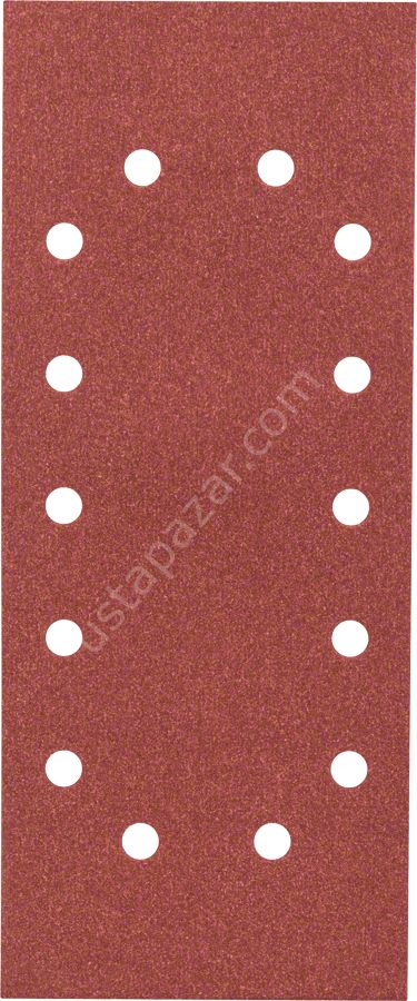 Bosch - Titreşimli Zımpara Kağıdı 10'lu, 115 x 280 mm 120 Kum 14 Delik