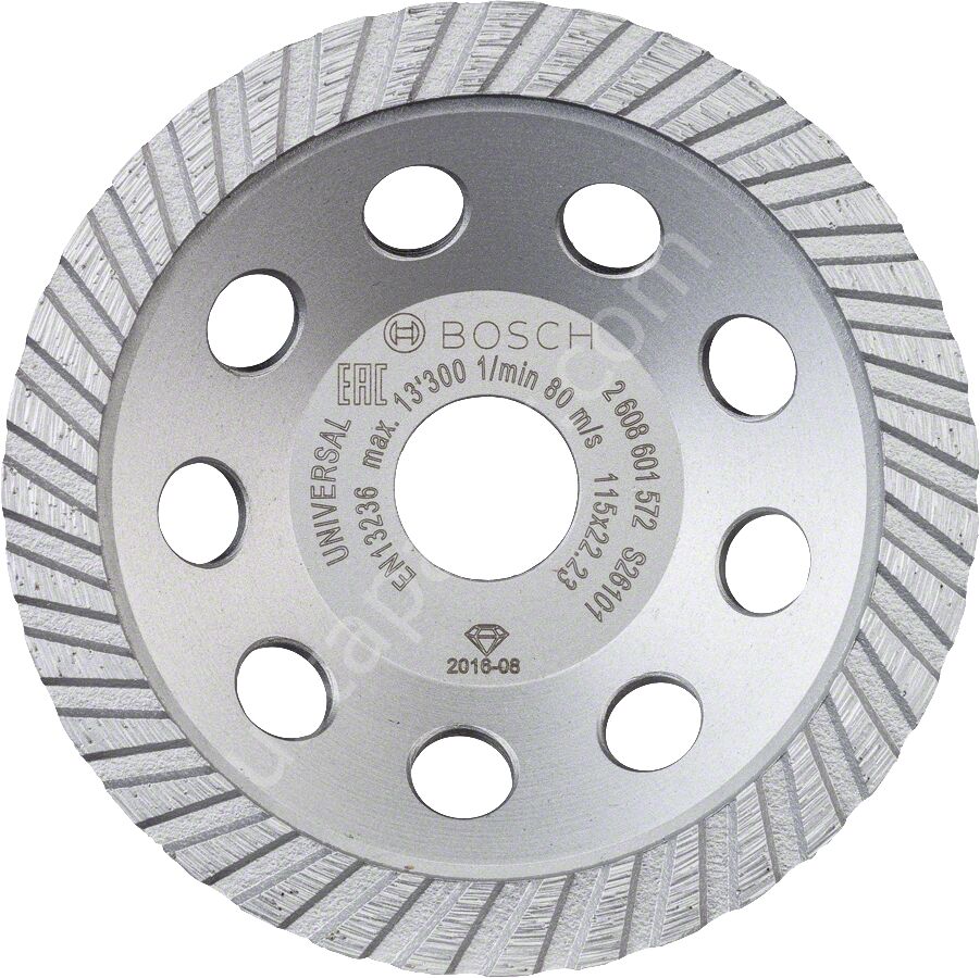 Bosch - Standart Seri Universal Turbo Elmas Çanak Disk 115 mm 2608601572
