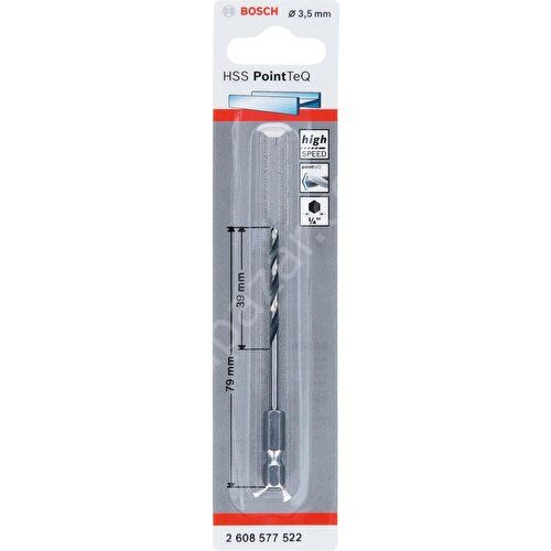 Bosch Hsspointteq Hex Metal Matkap Ucu 3.5mm 2.608.577.522