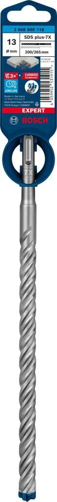 Bosch EXPERT- SDS-Plus-7X Serisi Kırıcı Delici Matkap Ucu 13*265 mm 2608900118