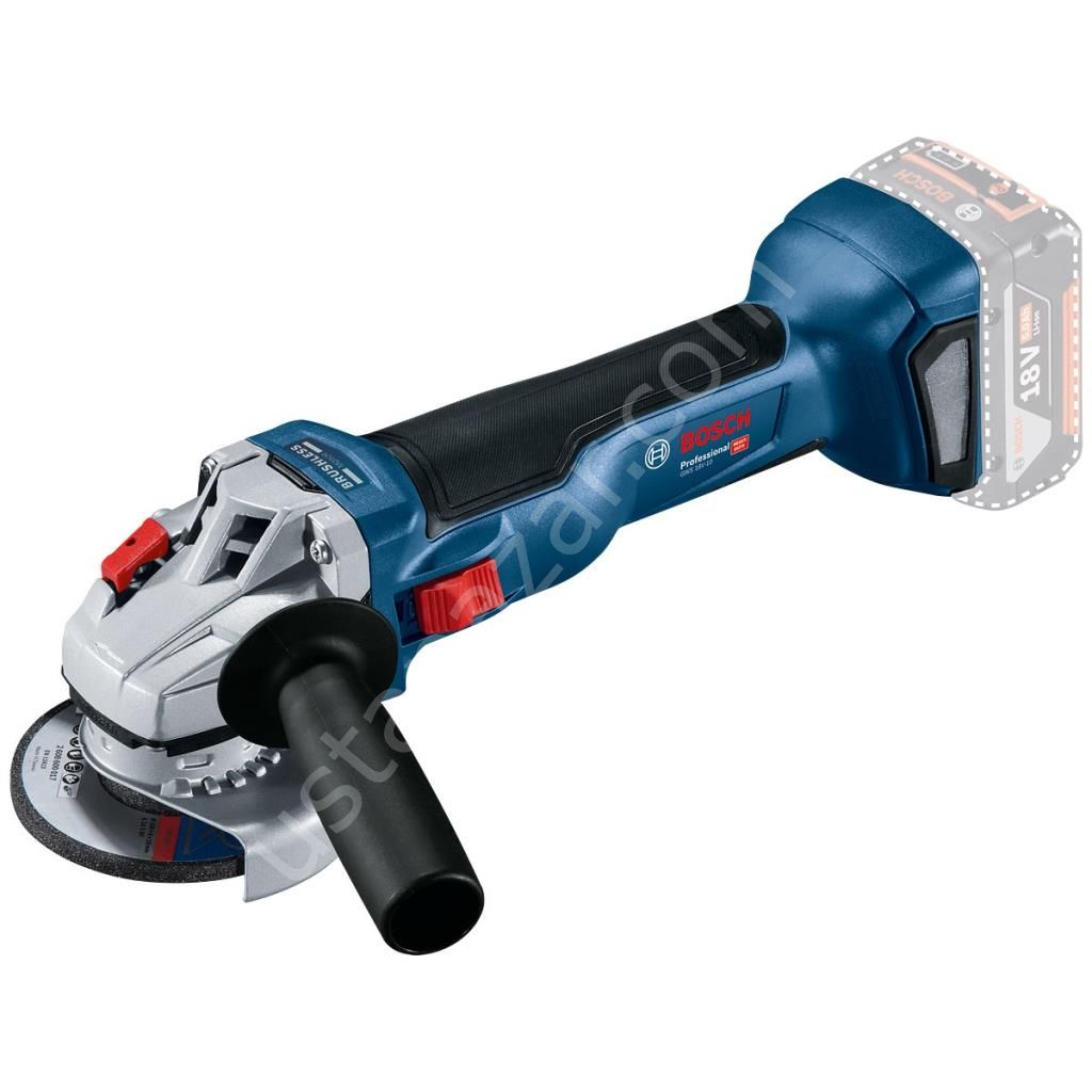 Bosch GWS 18V-10 P Çift Akülü 5 Ah Taşlama Makinesi