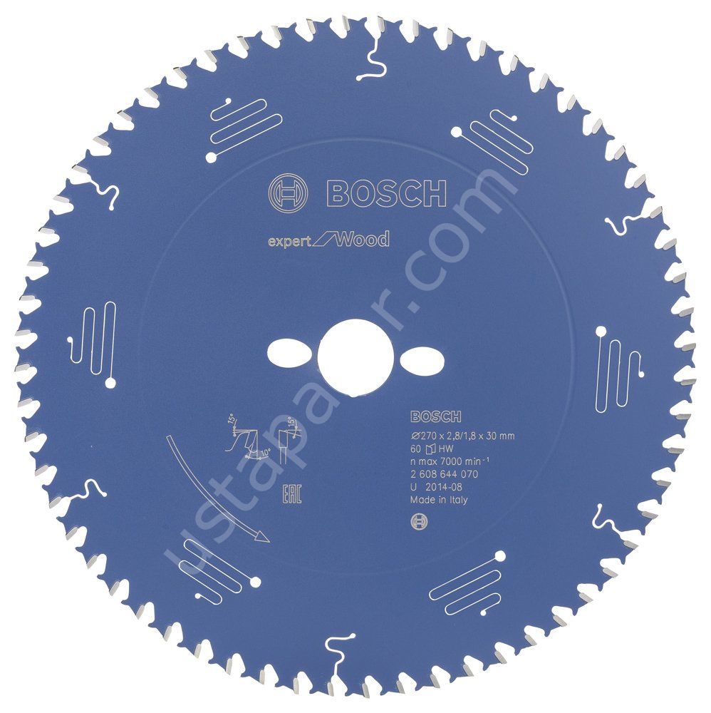 Bosch - Expert Serisi Ahşap için Daire Testere Bıçağı 270*30 mm 60 Diş 2608644070