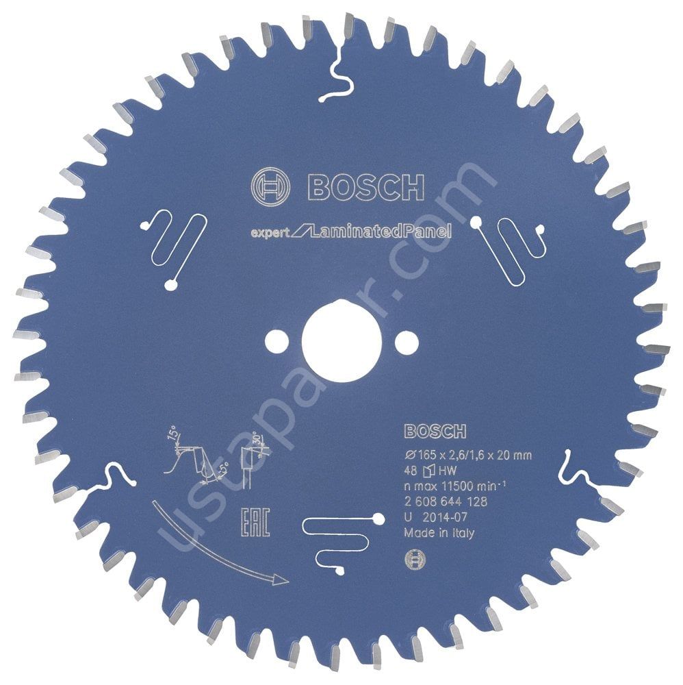 Bosch - Expert Serisi Lamine Panel için Daire Testere Bıçağı 165*20 mm 48 Diş