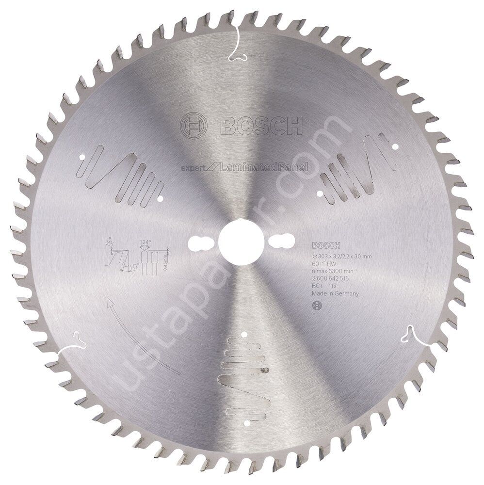 Bosch - Expert Serisi Lamine Panel için Daire Testere Bıçağı 303*30 mm 60 Diş 2608642515