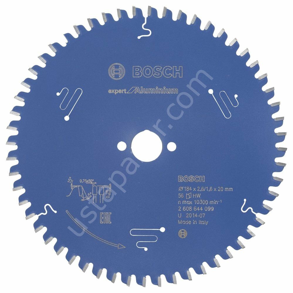 Bosch - Expert Serisi Alüminyum için Daire Testere Bıçağı 184*20 mm 56 Diş