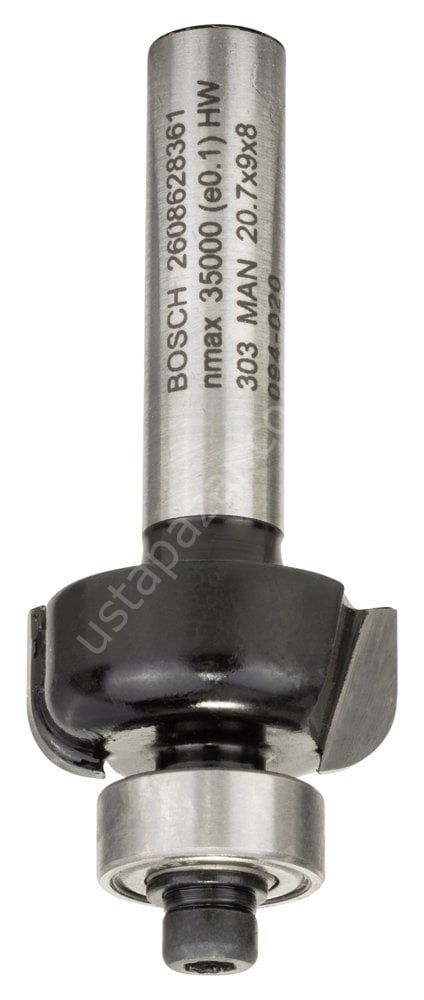 Bosch - Standard Seri Ahşap İçin Çift Kesicili Sert Metal Kordon Bıçağı 8*20,7*53*4 mm