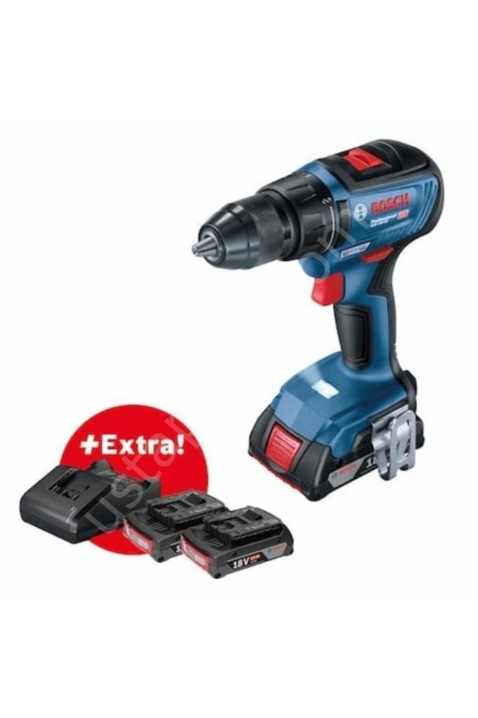 Bosch Professional GSR 18V-50 3 x 2.0 Ah Akülü Delme-Vidalama Makinesi 06019H5005