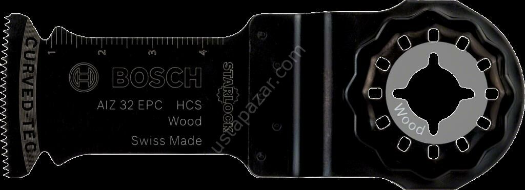 Bosch - Starlock - AIZ 32 EPC - HCS Ahşap İçin Daldırmalı Testere Bıçağı 5'li