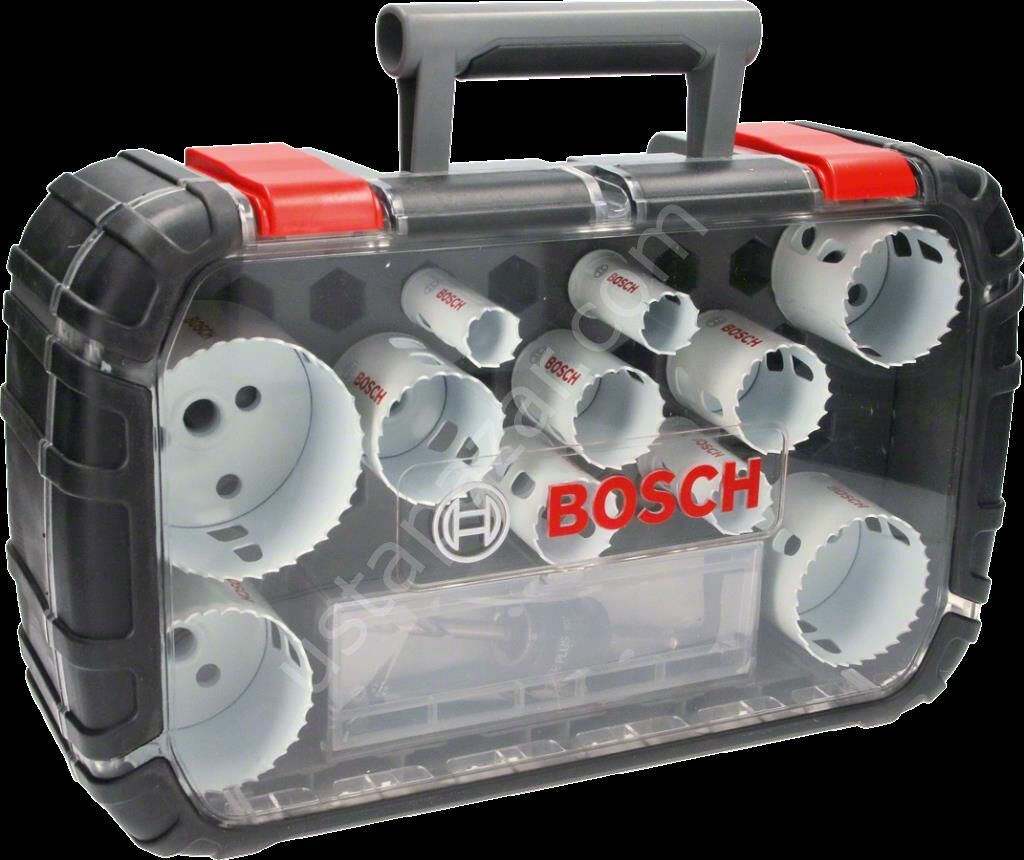 Bosch - Yeni Progressor Serisi Delik Açma Testeresi (Panç) Seti 14 Parça Ø 20-22-25-32-35-40-44-51-60-64-76 mm 2608594192