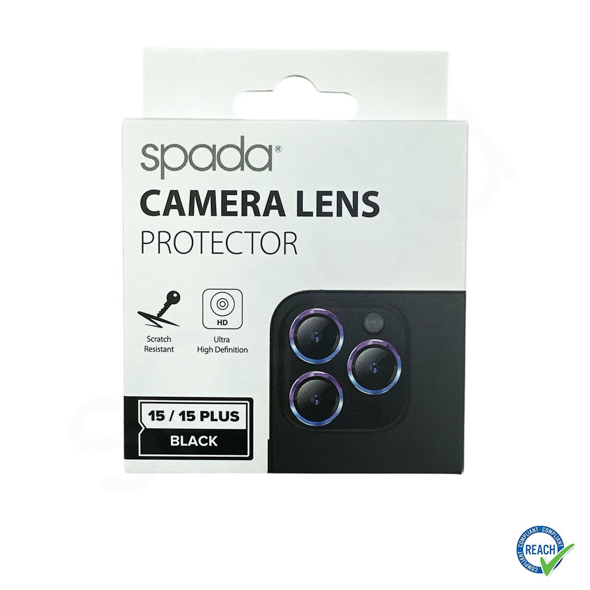 iPhone 15 Spada Kamera Lens Koruyucu - Black