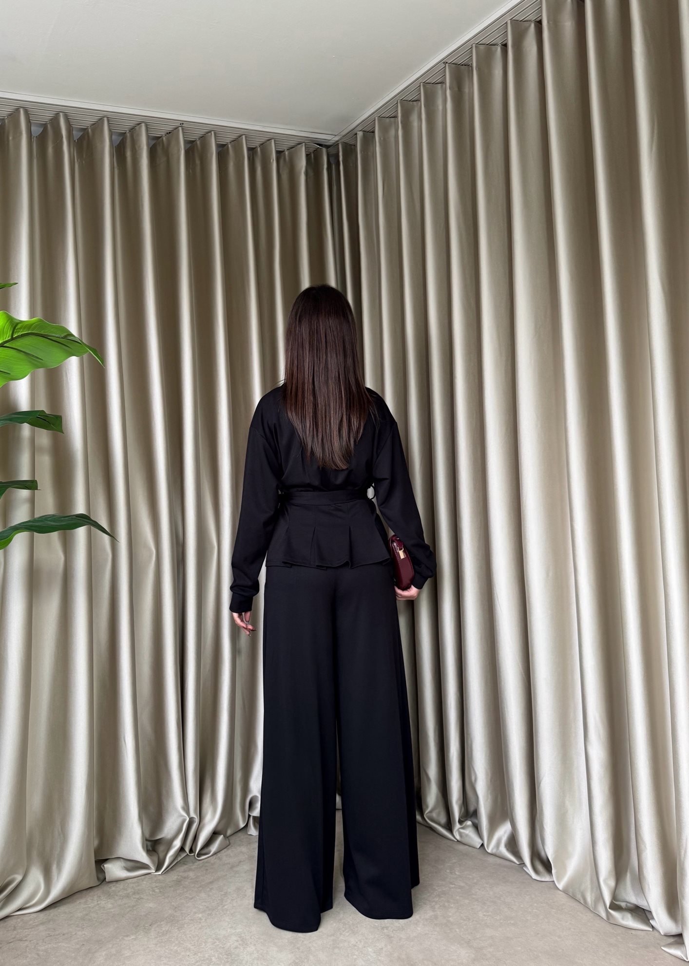 3082 KEMERLİ TAKIM BLACK - SİYAH