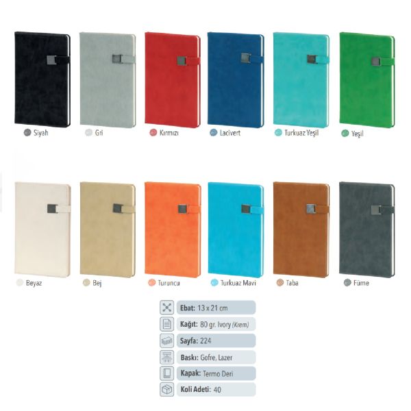 Termo Deri Tarihsiz Defter