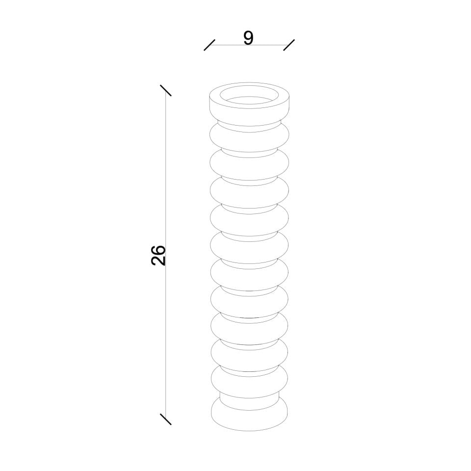 Ahşap Mumluk Seti - SOFRA Serisi, Büyük Boy