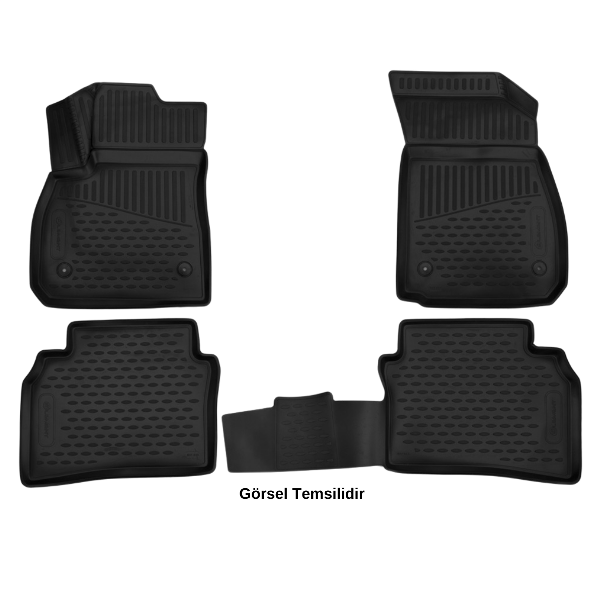 3D Paspas Siyah Vw Caddy Iv 2015-2020 Omsa 7555-Exp-00003F