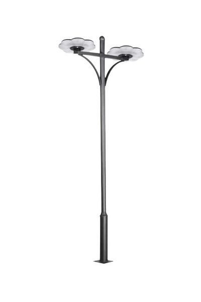 İkili Çiçek Solar Aydınlatma Direği D2 2x200W 300cm