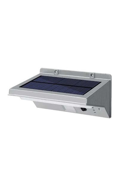 Ack Ag60-07851 164mmx109mmx84mm Dımlı Beyaz Hareket Sensorlu Solar Duvar Aplıgı