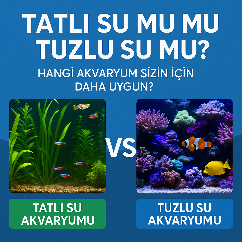 Tatlı Su mu Tuzlu Su mu? Hangi Akvaryum Sizin İçin Daha Uygun?