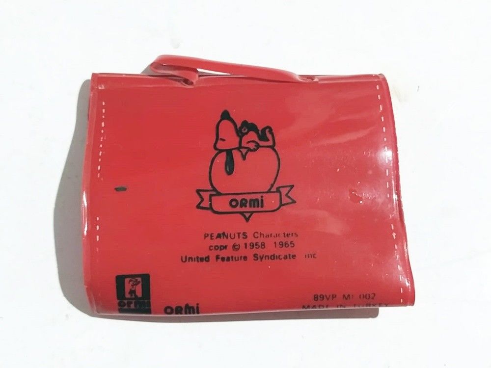 Snoopy minyatür çanta / Memo Mate Peanuts Characters 1965 - Ormi Turkey