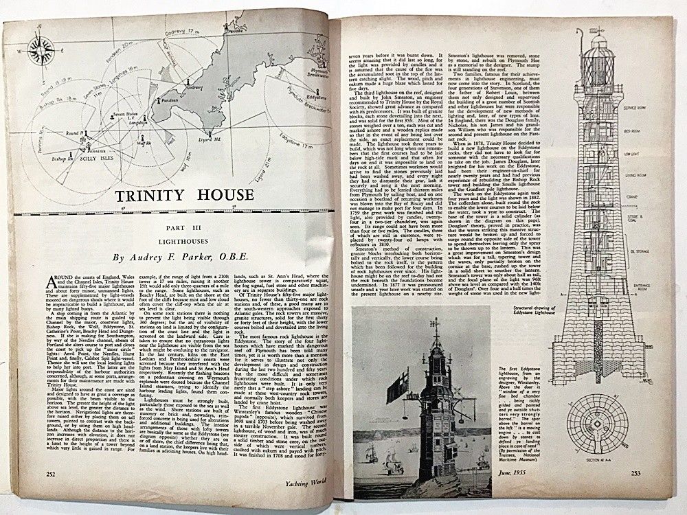 Yachting World Power and Sail 2'6 June 1955 - Kitap