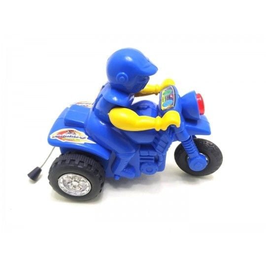 Hareketli mavi motorsiklet / Oyuncak motorsiklet