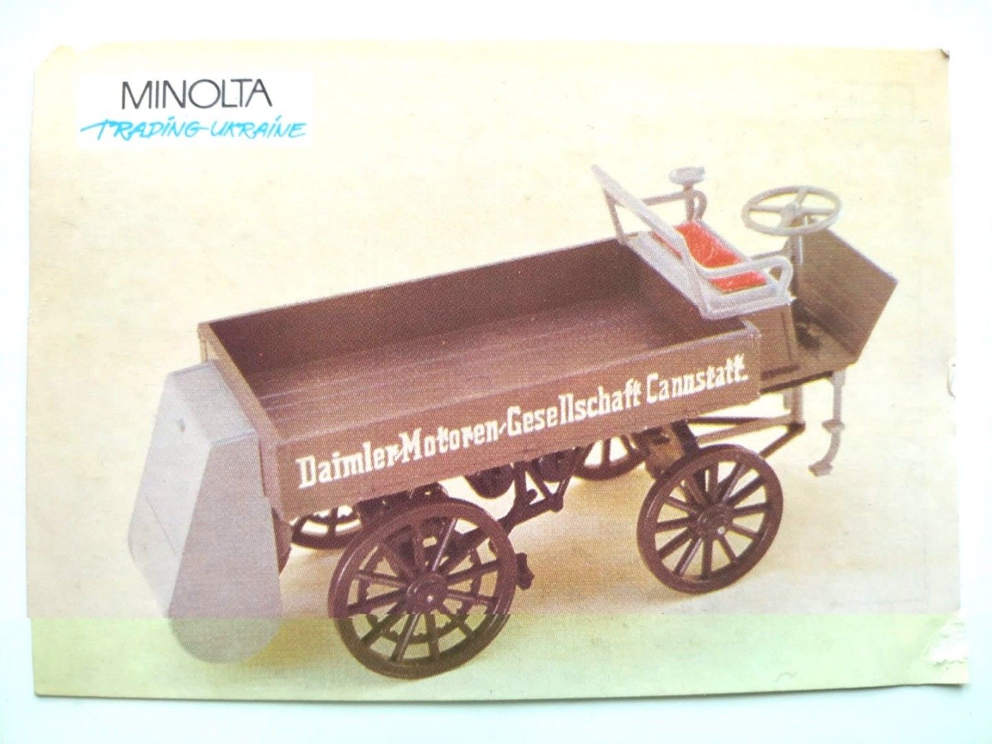 10. Klasik Otomobil Daimler 1992 MINOLTA - Sovyet dönemi cep takvimi