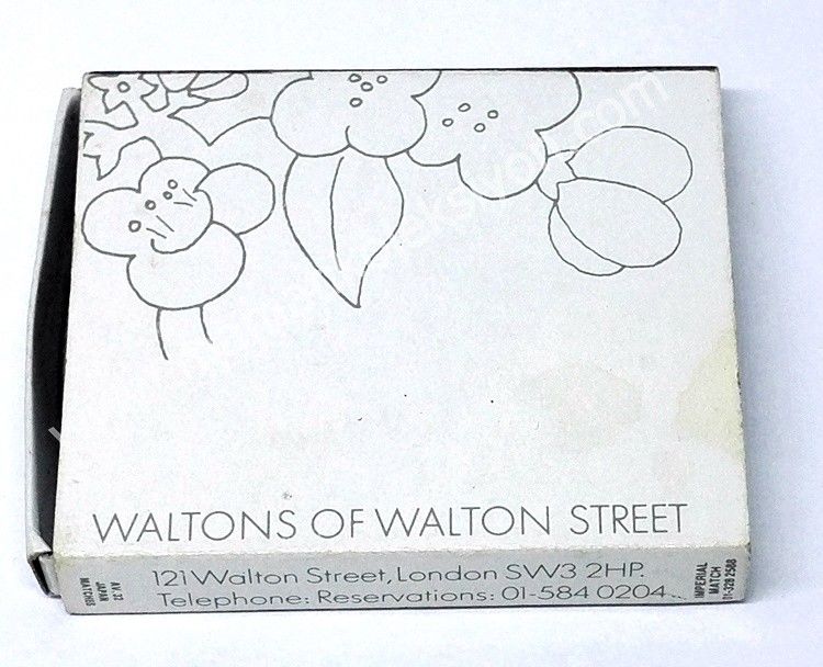 Waltons of Walton street, kibrit