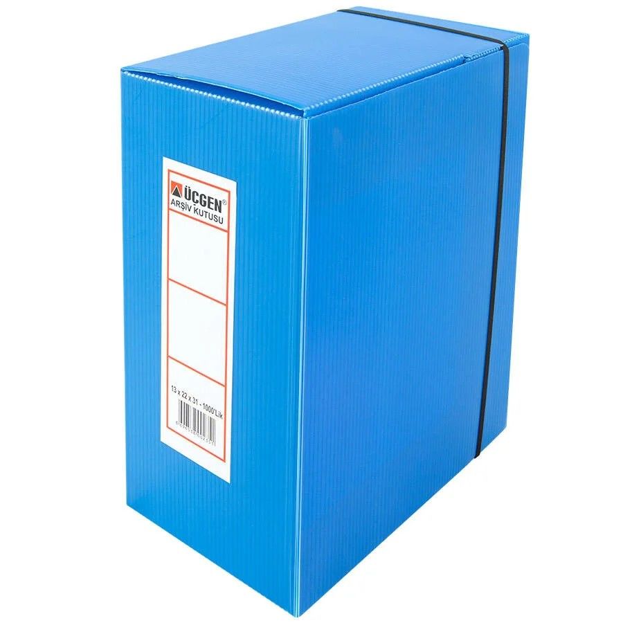 Triangle Archiving Box 22 x 31 x 13 cm Blue