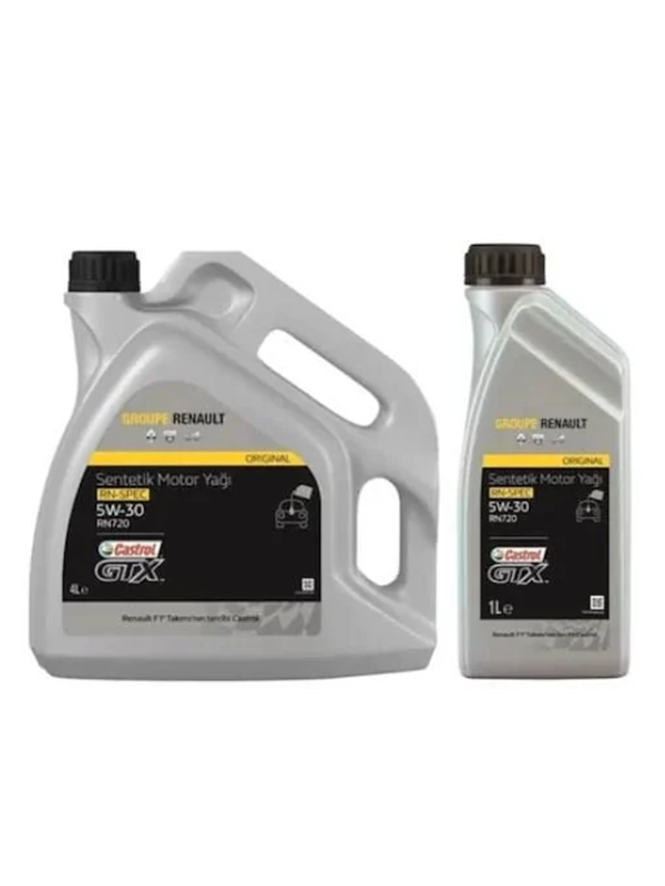 RENAULT CASTROL GTX 5W30-RN720 5LT SENTETİK MOTOR YAĞI