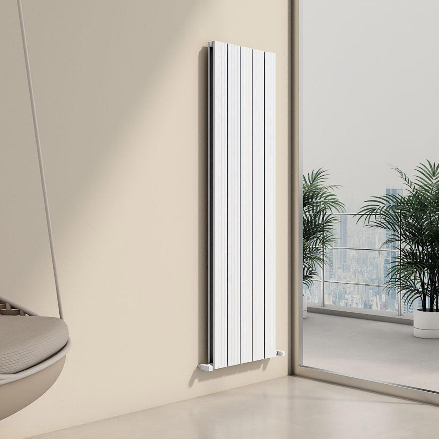 Chambord Double Alüminyum Radyatör - Kumlu Beyaz 1800x495mm - 5 Dilim
