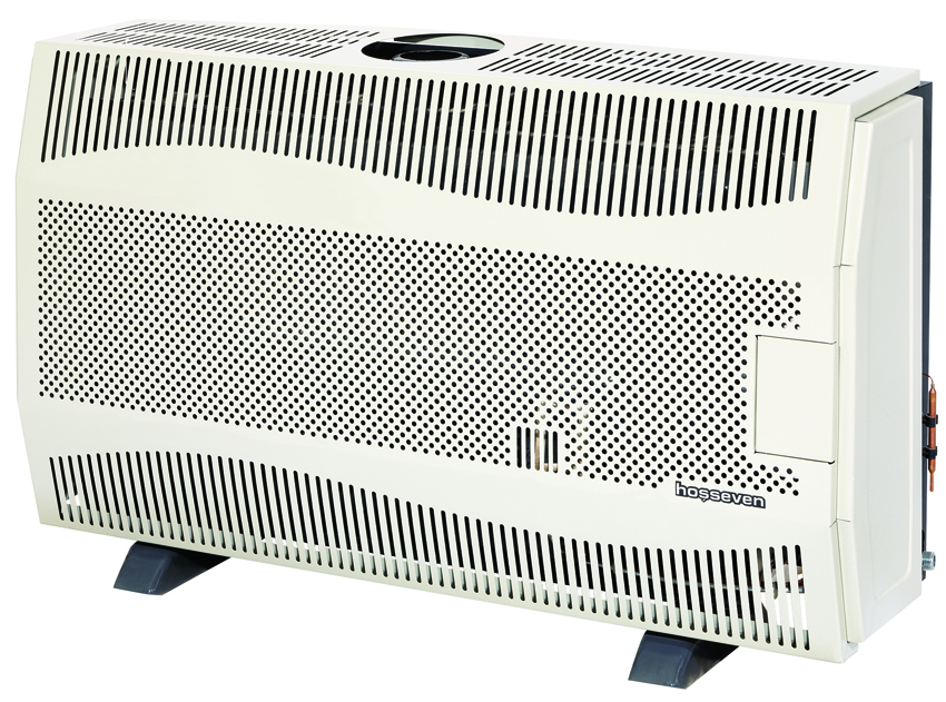 Hoşseven HDU-10 Ü.B. Duvar Tipi Hermetik Bacalı Soba 10kW