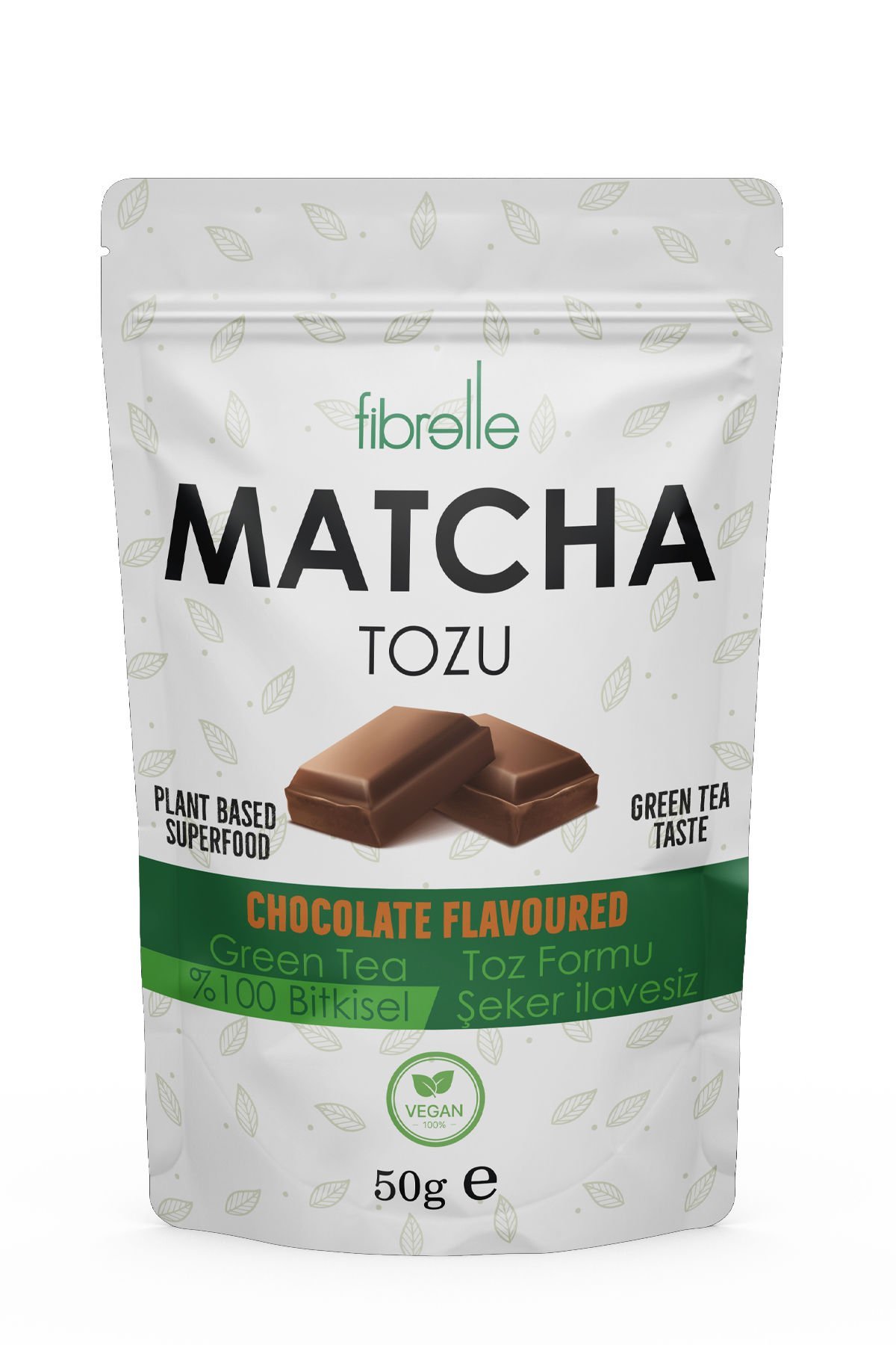 Fibrelle Matcha Çikolata Aromalı 50g