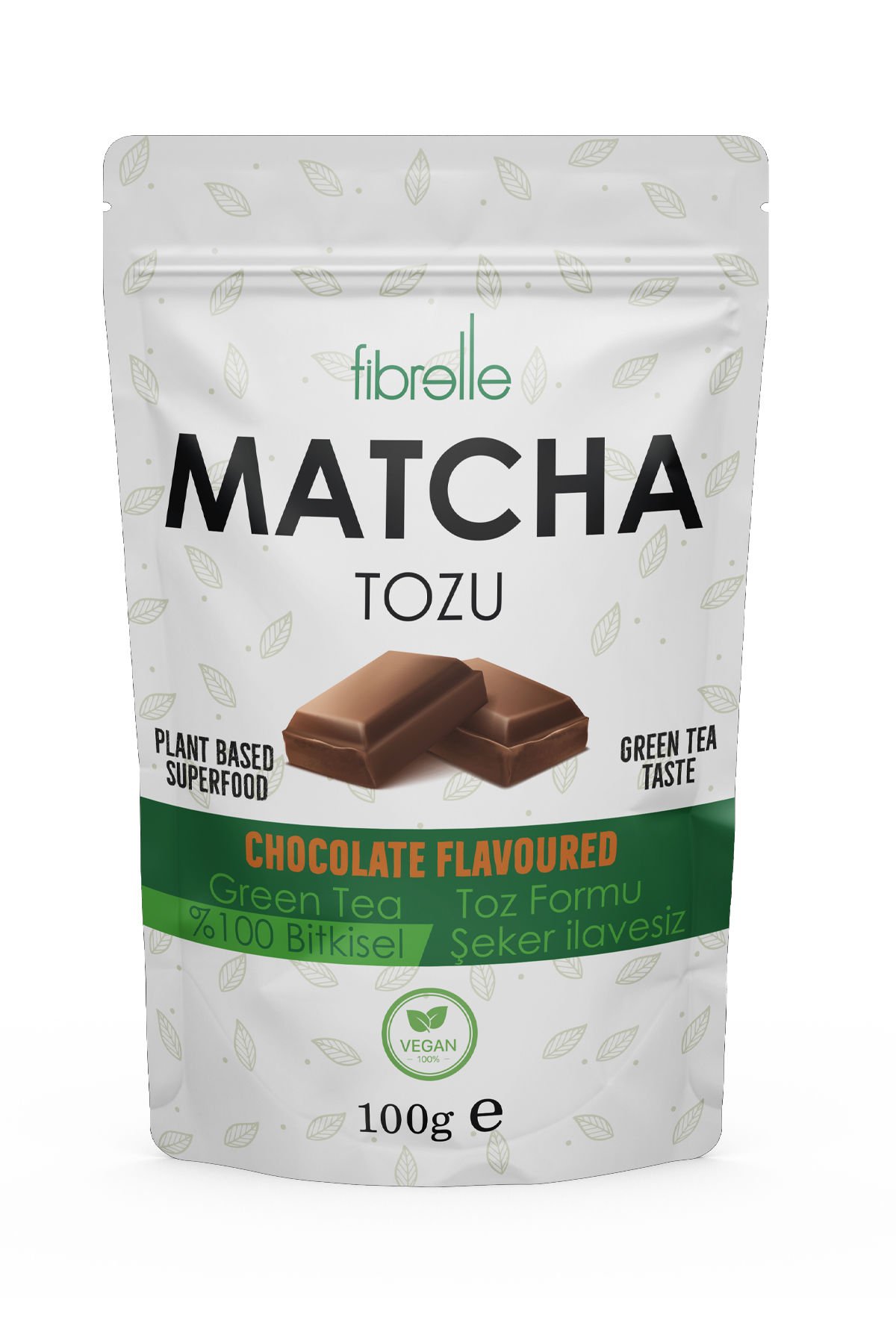 Fibrelle Matcha Çikolata Aromalı 100g