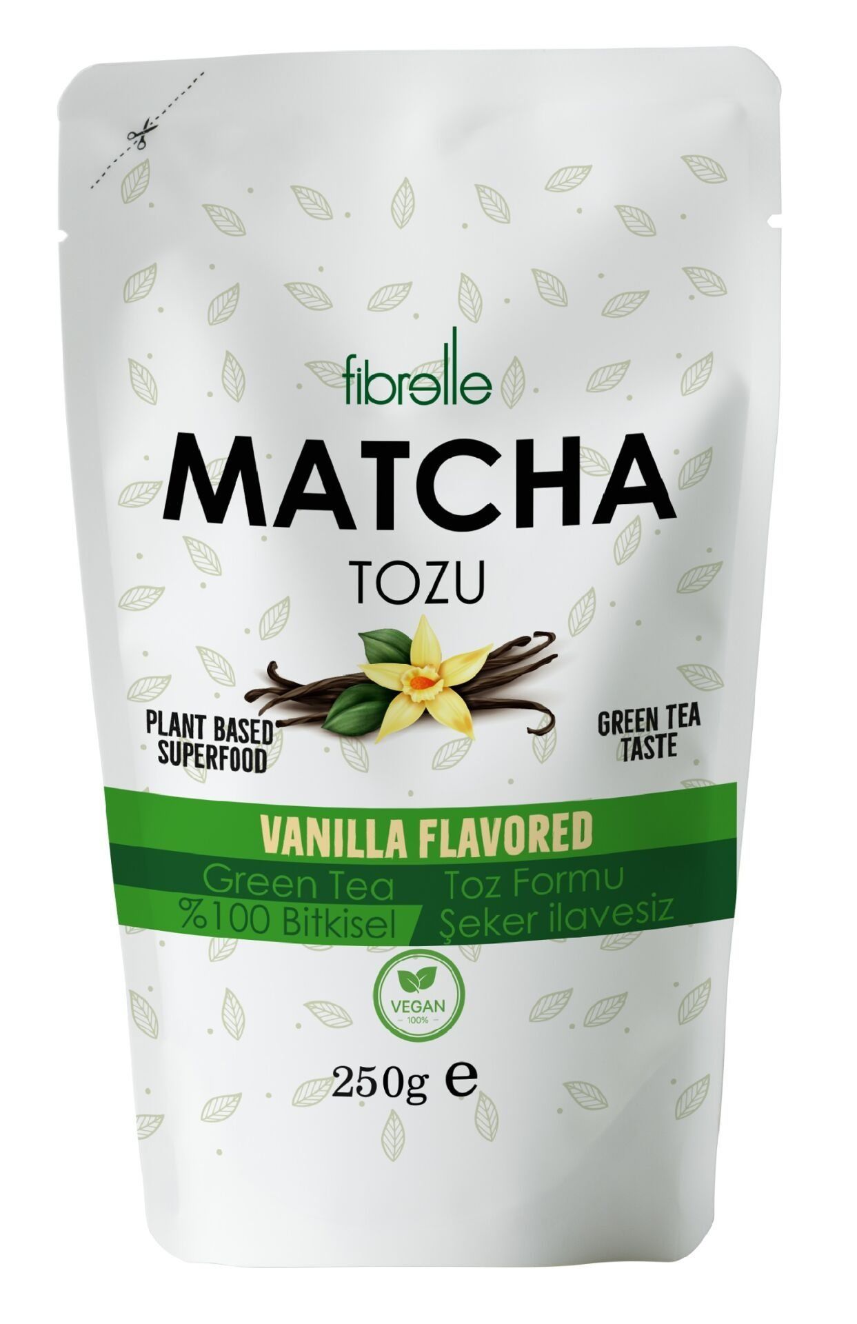 Fibrelle Matcha Vanilya Aromalı 250g