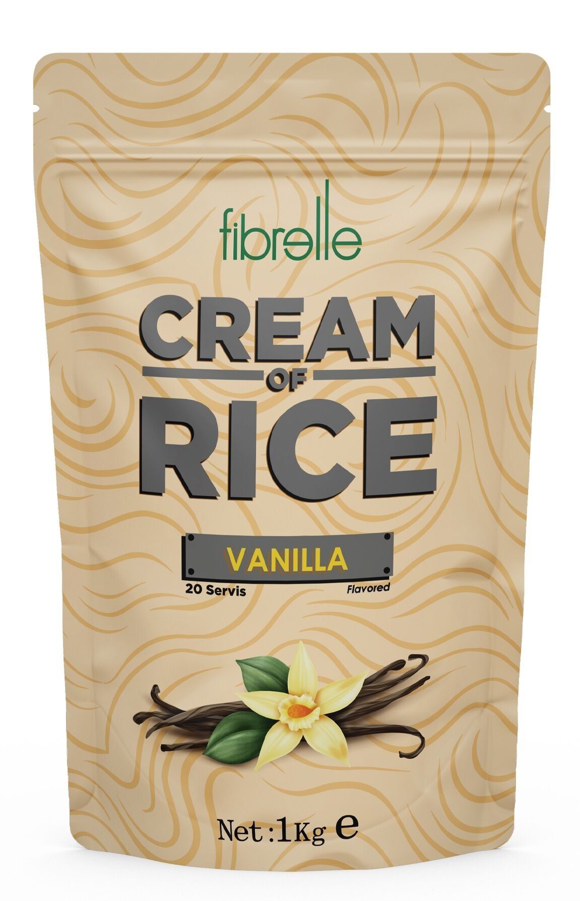 Fibrelle Cream Of Rice - Vanilya Aromalı - 1 Kg