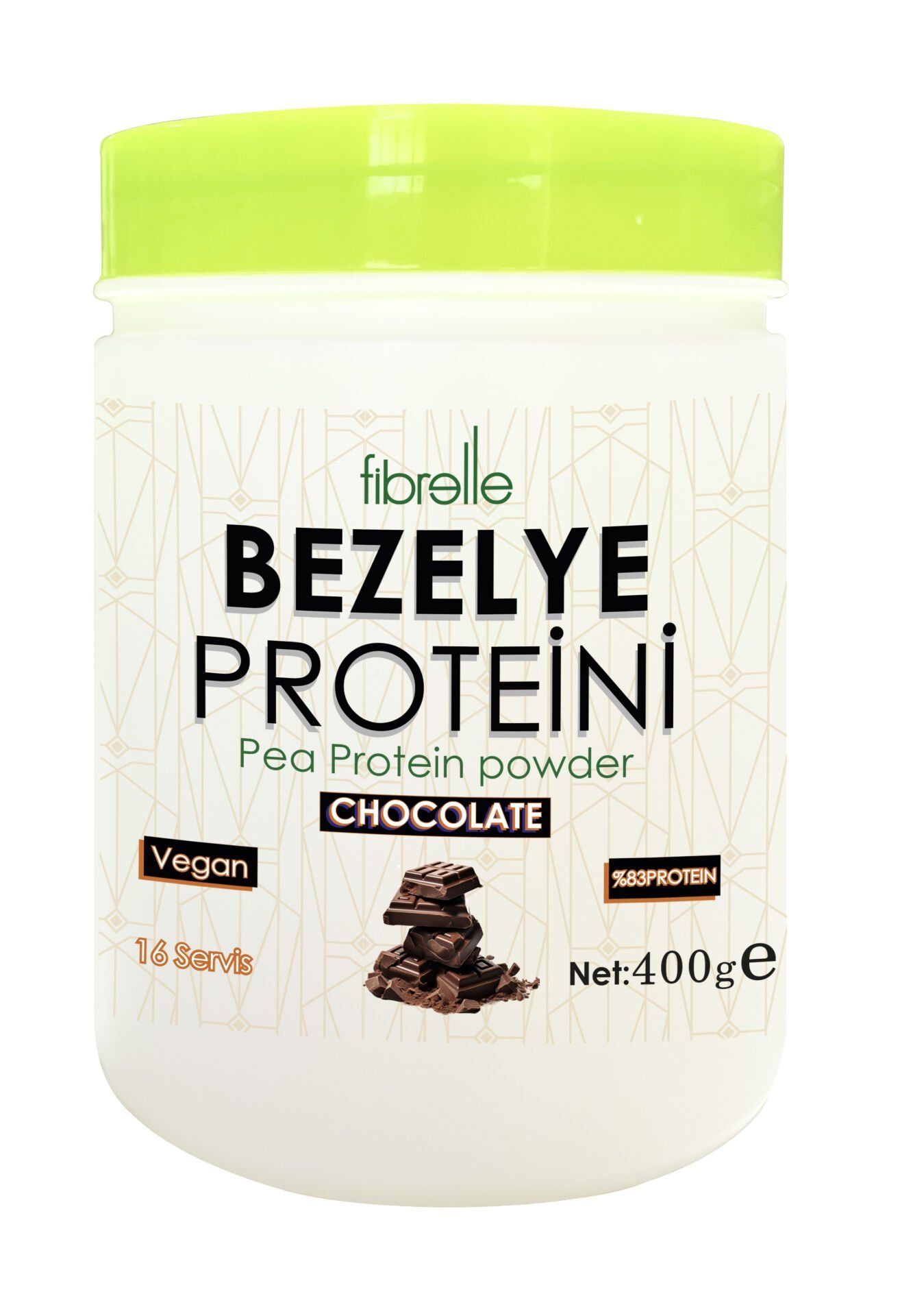 Fibrelle Bezelye Proteini Çikolata Aromalı 400 g