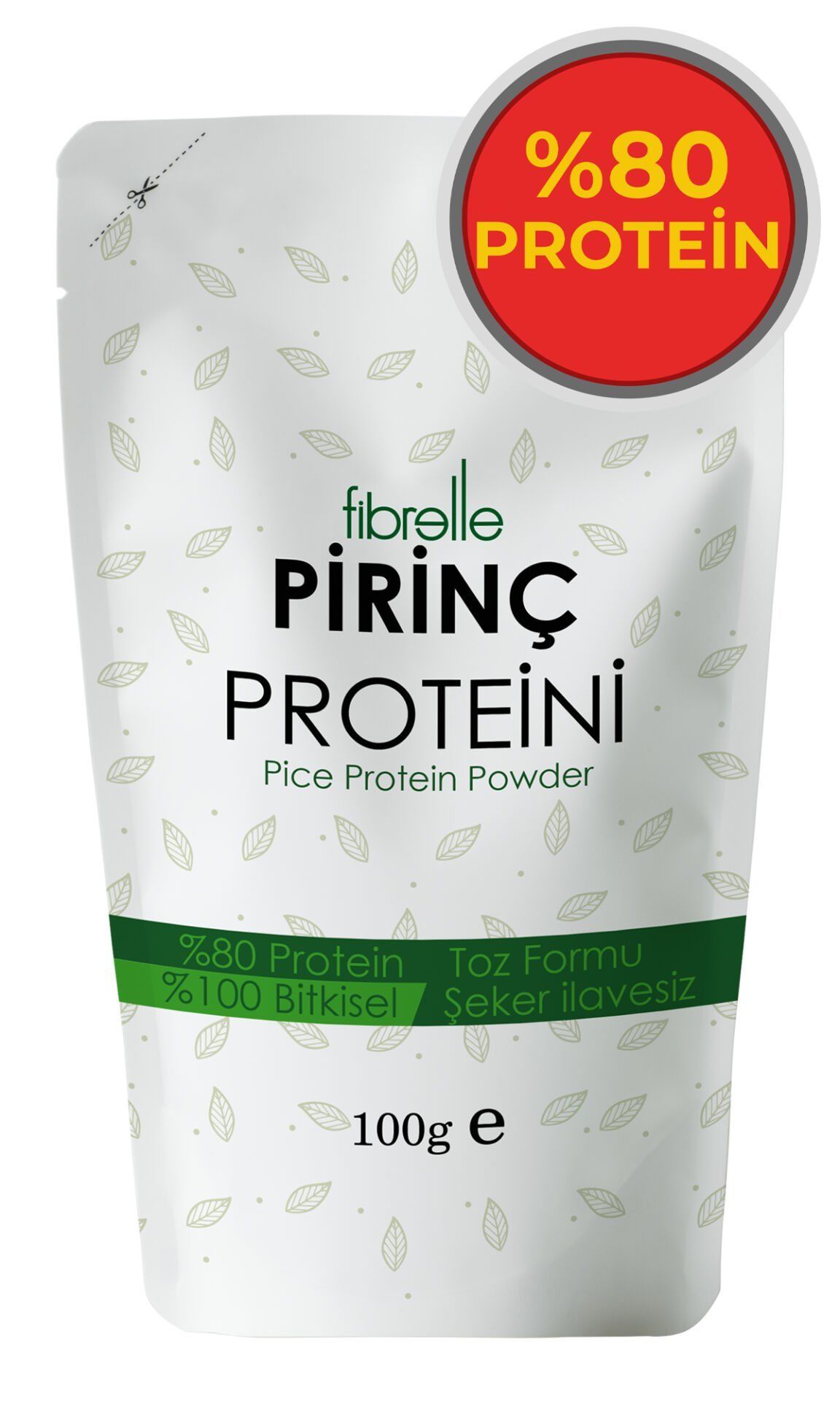 Fibrelle Pirinç Proteini Tozu 100 g