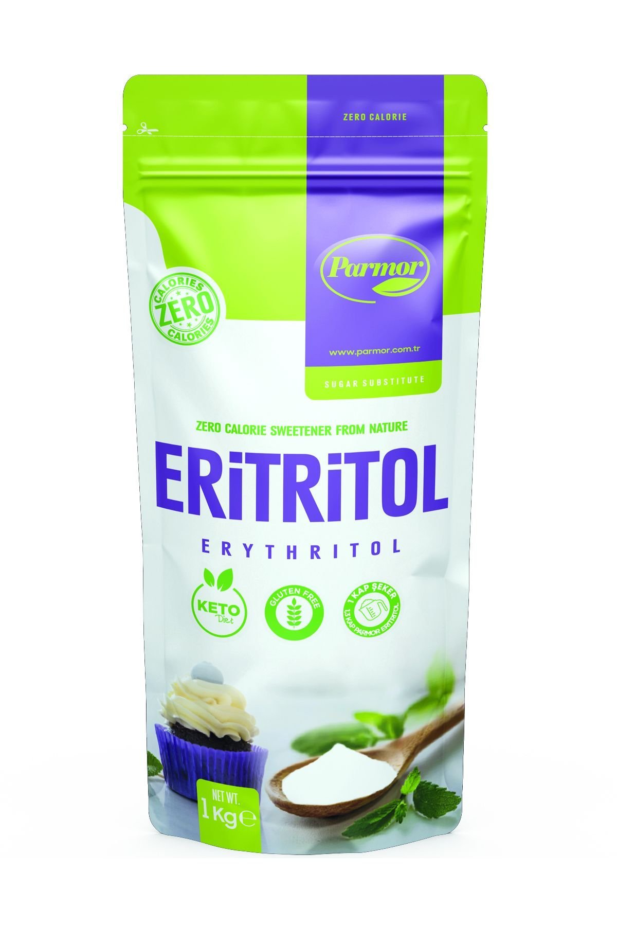 Parmor Eritritol Ketojenik Vegan 1 kg