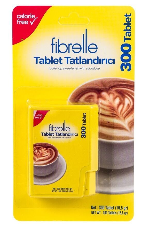 Fibrelle Suc. Bazlı Tablet Tatlandırıcı 300'lük Kutu