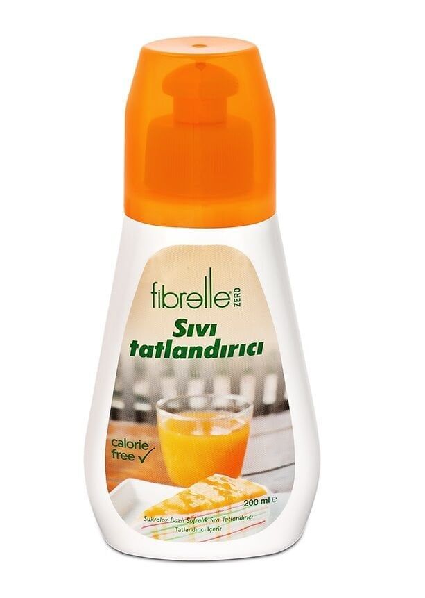Fibrelle Zero Sıvı Tatlandırıcı 200 ml ( Sukraloz Bazlı )