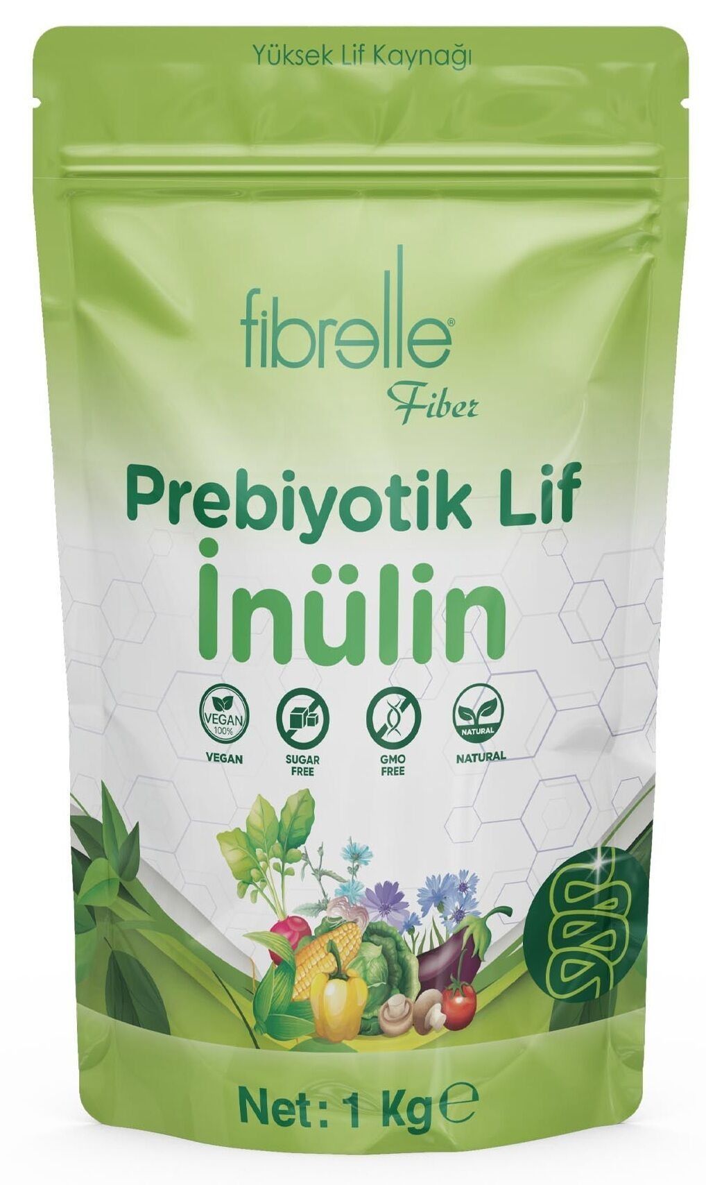 Prebiyotik Lif Doğal Inülin Hindibağ 1 Kg