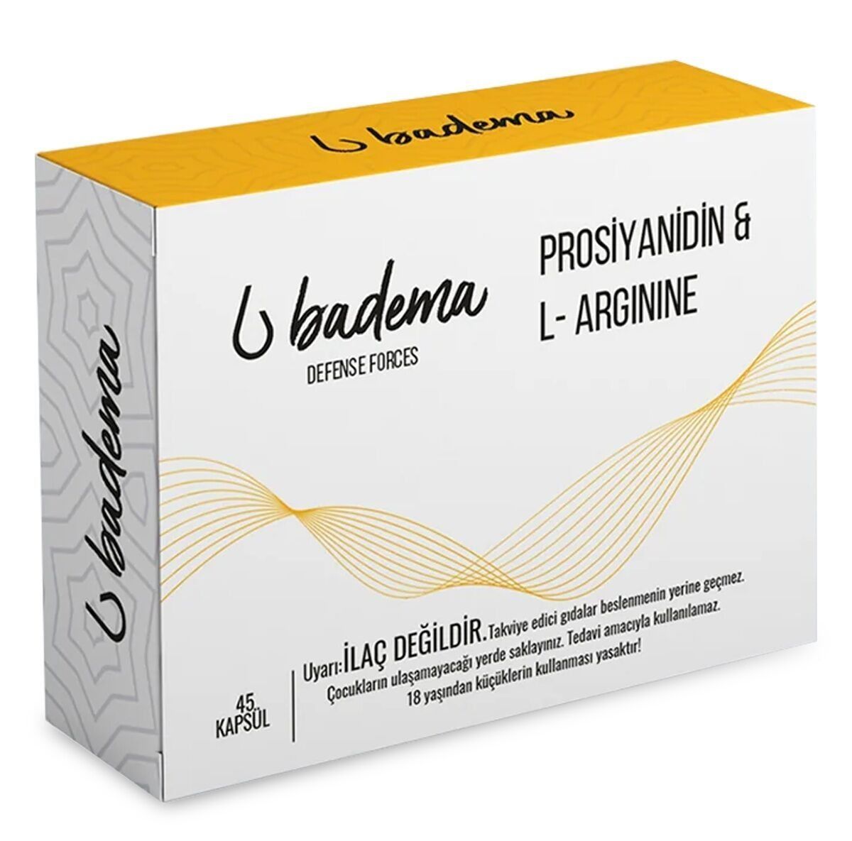 BADEMA PİKNOGENOL VE L-ARGİNİNE TEG 80 mg ( 45 Kapsül )