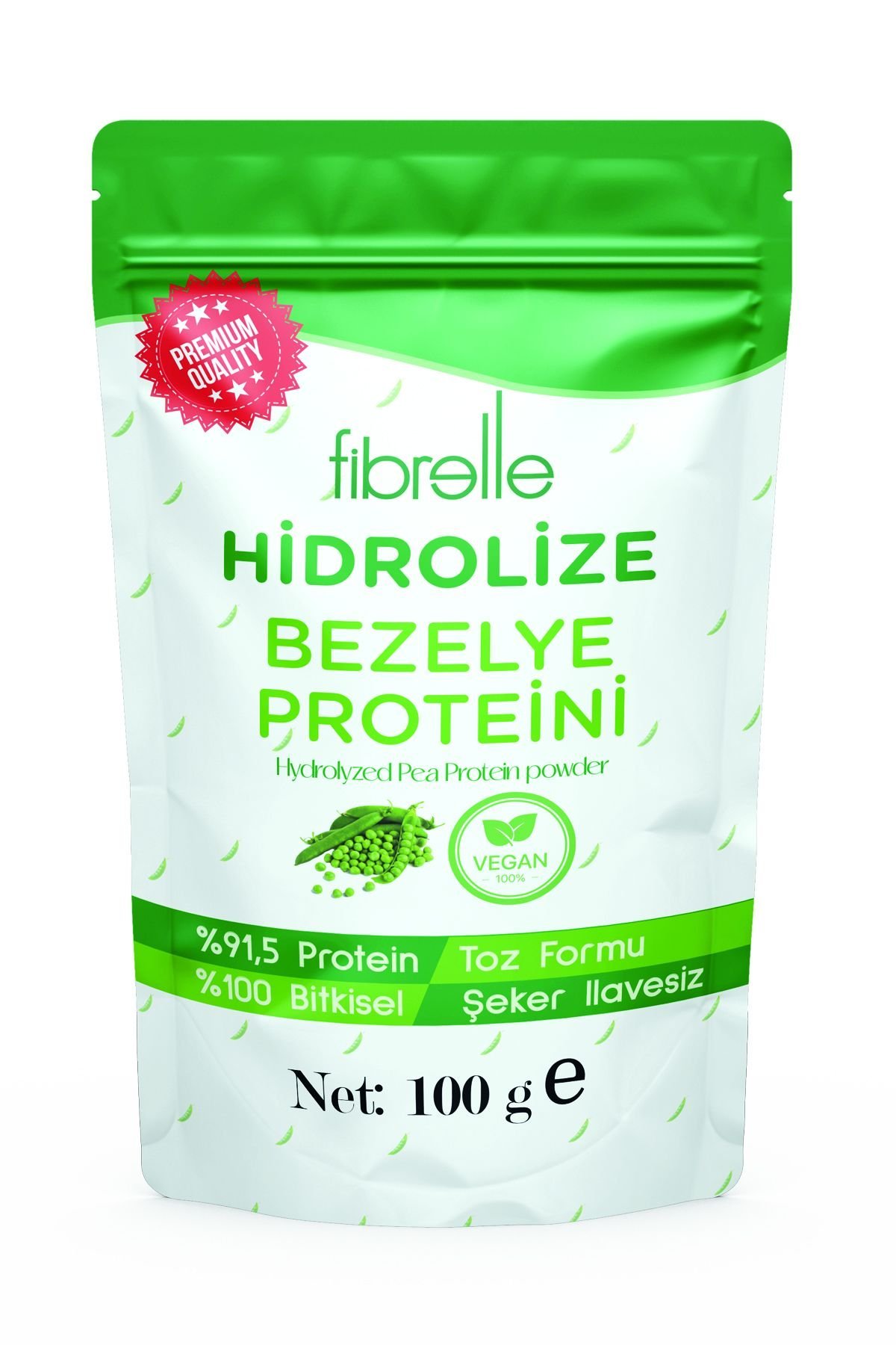 Fibrelle Hidrolize Bezelye Proteini 100g