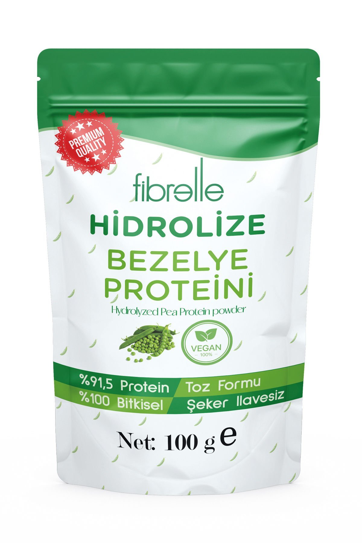 Fibrelle Hidrolize Bezelye Proteini 100g