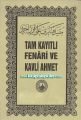 Tam Kayıtlı Fenari ve Kavli Ahmet, Arapça