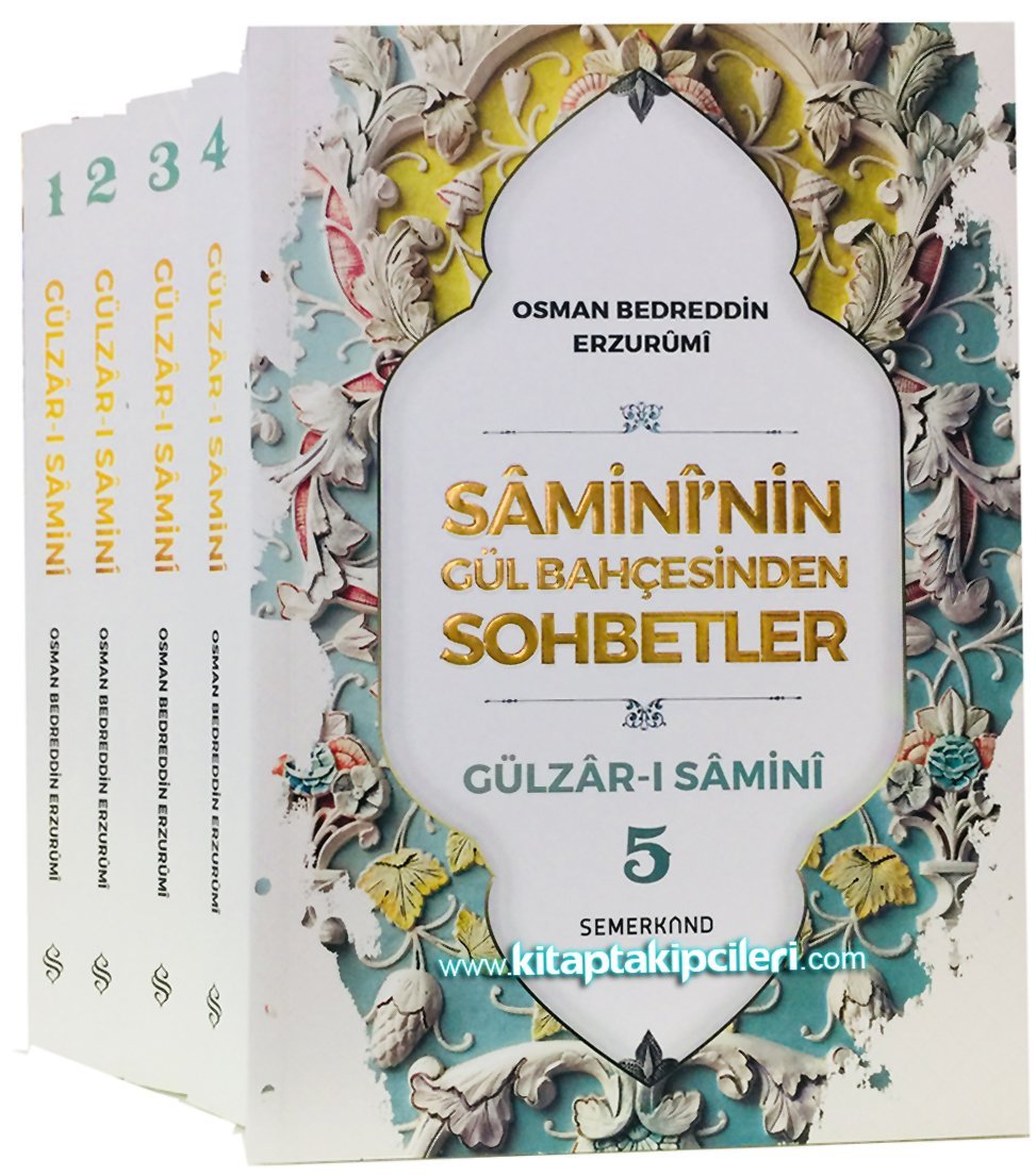 Samininin Gül Bahçesinden Sohbetler, Gülzarı Samini, Osman Bedreddin Erzurumi, 5 Kitap Set, 1504 Sayfa