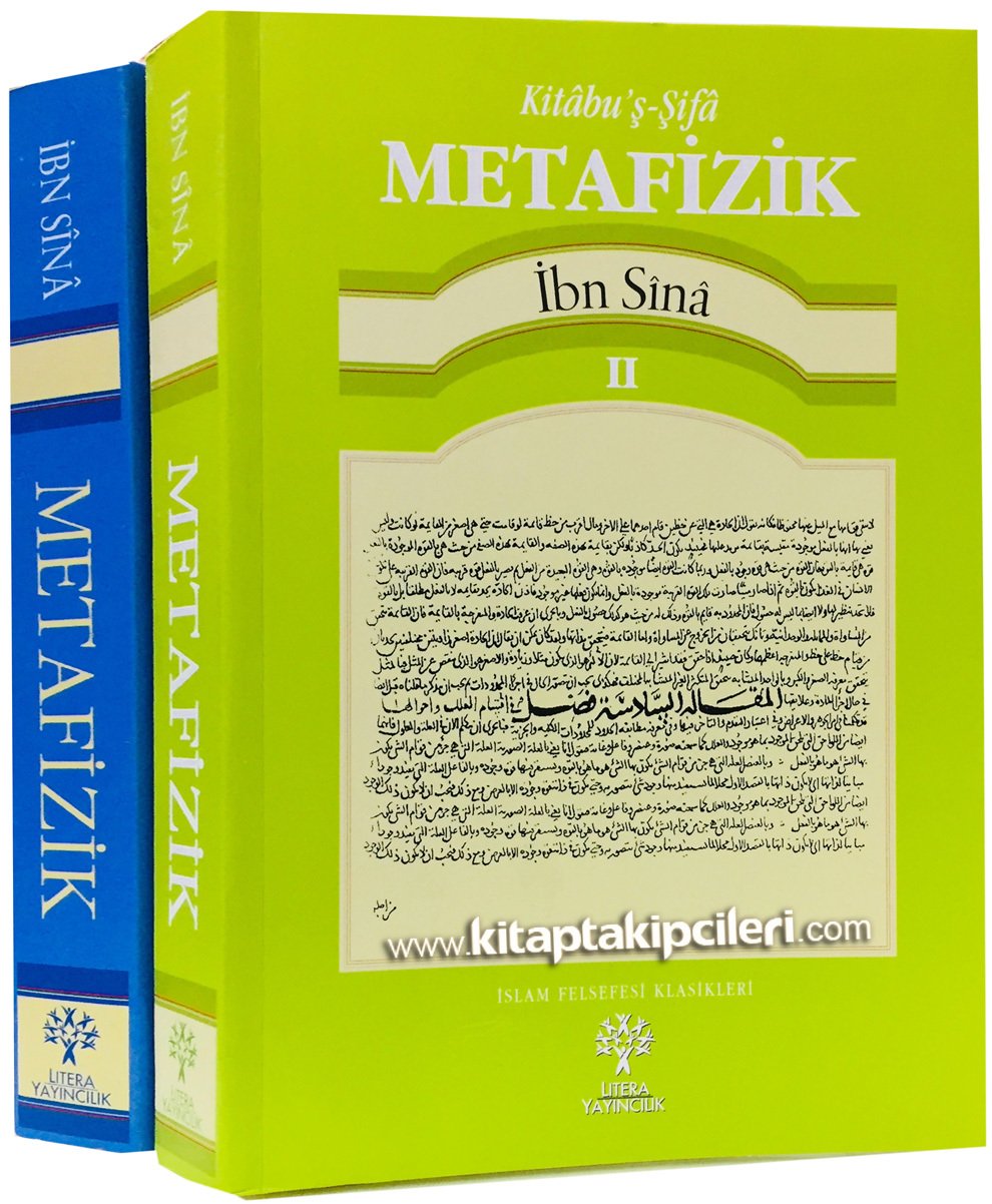 Kitabuş Şifa Metafizik, İslam Felsefesi, İbn Sina, Türkçe Arapça, 2 Cilt Toplam 1040 Sayfa