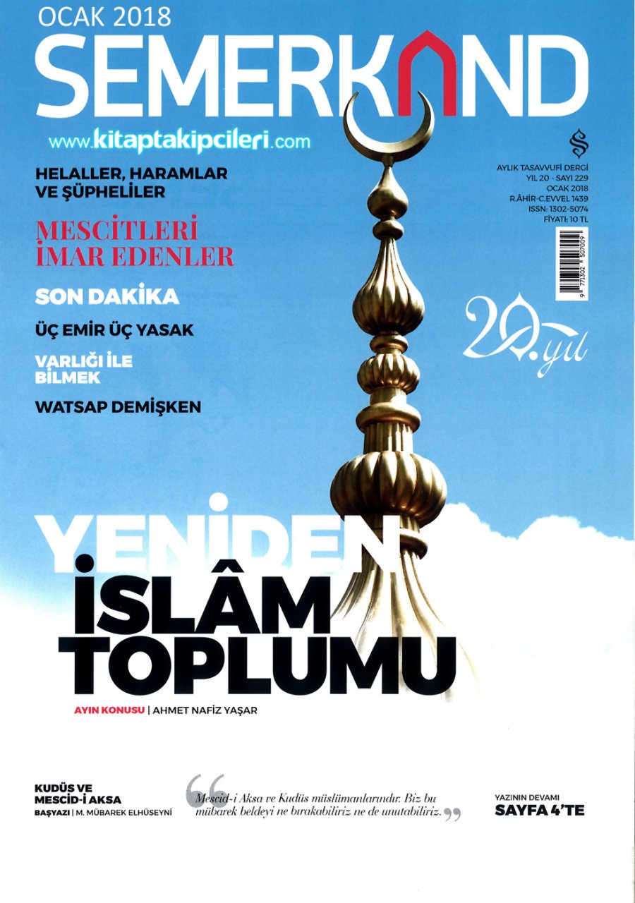 Semerkand Dergisi OCAK 2018 | Yeniden İslam Toplumu