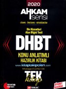 DHBT AHKAM Serisi Konu Anlatımlı Hazırlık Kitabı, Lisans, Önlisans, Orta Öğretim, Diyanet Akademi, ÖSYM'nin Yeni Tarzı, Din Hizmetleri Alan Bilgisi Testi, Tek Kitap 624 Sayfa