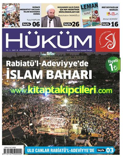 Hüküm Dergisi Ağustos 2013 - Sayısı - 8. Sayı